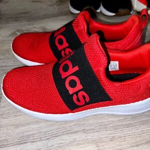 Red Black Adidas Sneaker (Slip On)